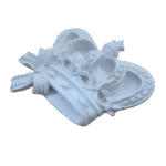 Coroa Aplique Confeccionada em Resina