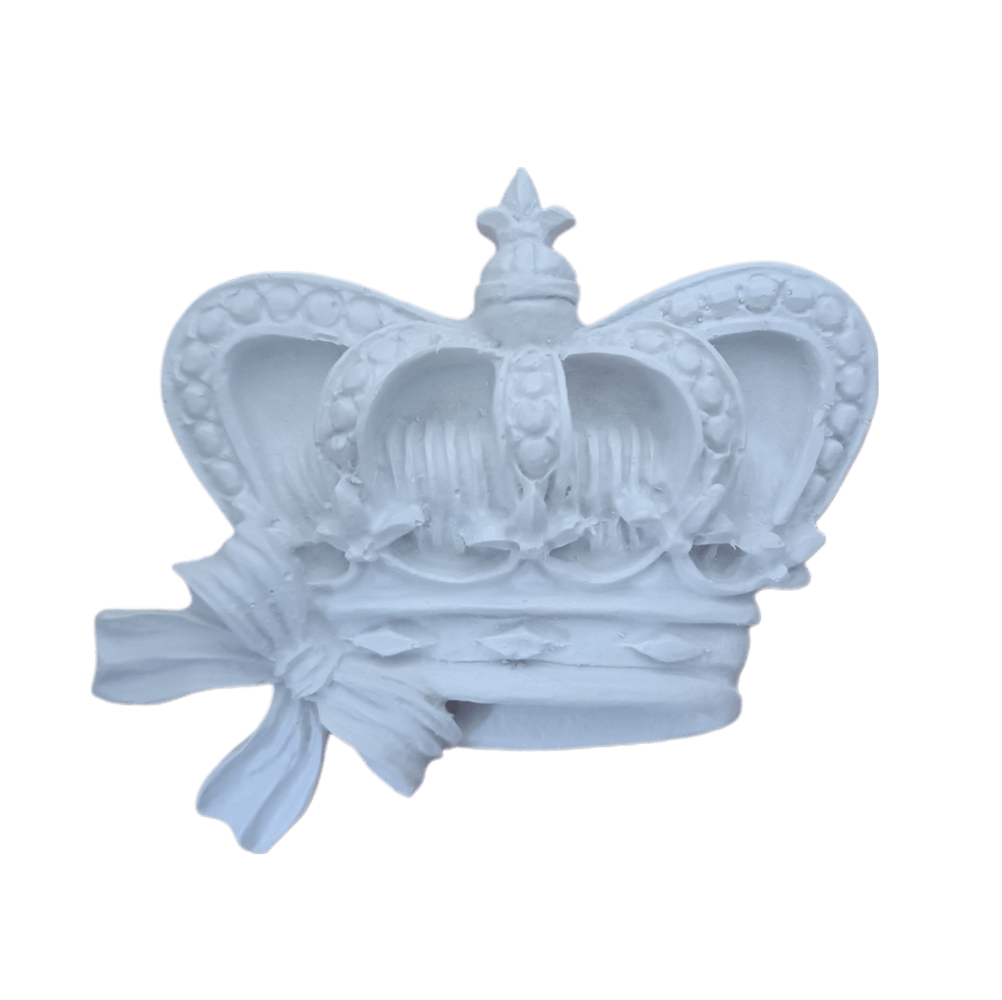 Coroa Aplique Confeccionada em Resina 9cm Coroa Aplique Confeccionada em Resina