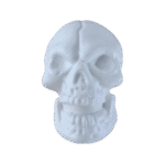 Crânio Caveira Halloween Aplique em Resina