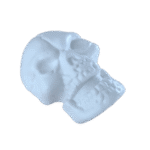 Crânio Caveira Halloween Aplique em Resina