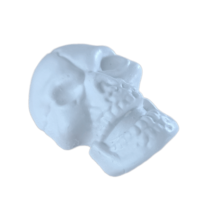 Crânio Caveira Halloween Aplique em Resina