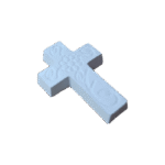 Crucifixo Aplique em Resina