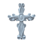 Crucifixo Confeccionado em Resina 11cm