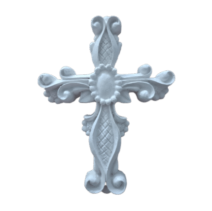 Crucifixo Confeccionado em Resina 11cm