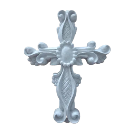 Crucifixo Confeccionado em Resina 11cm