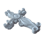 Crucifixo Confeccionado em Resina 11cm