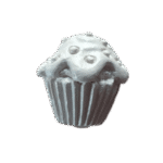 Cupcake Aplique Confeccionado em Resina