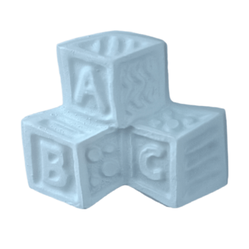 Dados Aplique em Resina ABC 5cm Dados Aplique em Resina ABC