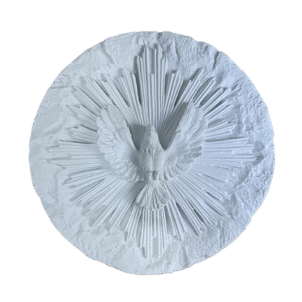 Divino Espírito Santo Resplendor em Resina