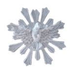 Divino Espírito Santo Resplendor em Resina 12cm