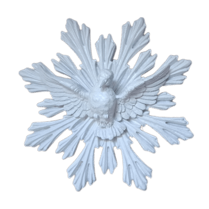 Divino Espírito Santo Resplendor em Resina