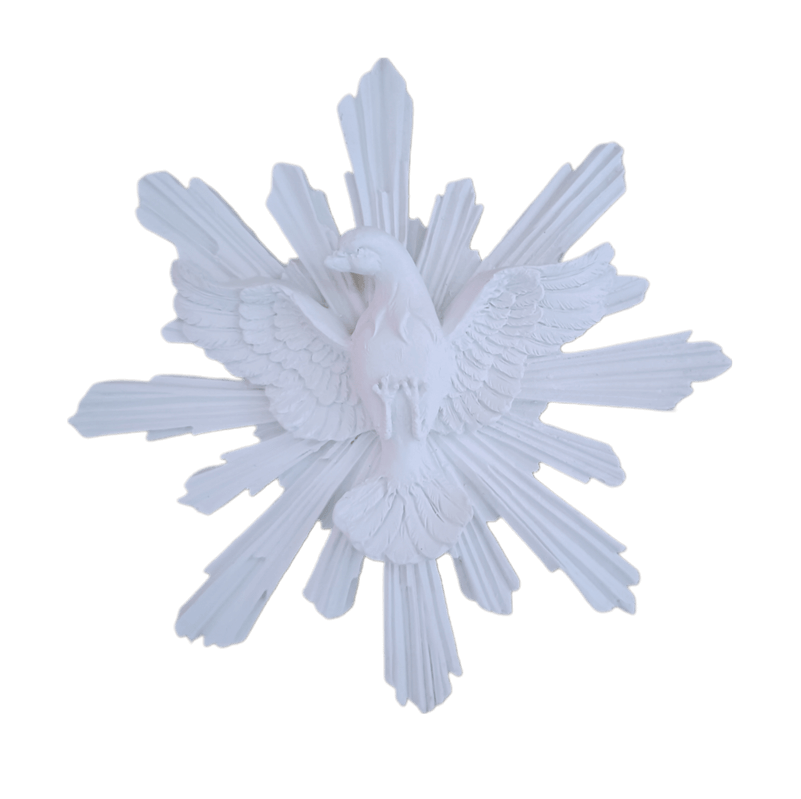 Divino Espírito Santo Resplendor em Resina 16cm Divino Espírito Santo Resplendor em Resina