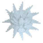 Divino Espírito Santo Resplendor em Resina