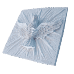 Divino Espírito Santo Resplendor em Resina