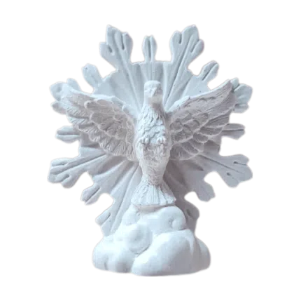 Divino Espírito Santo de Mesa em Resina