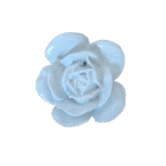 Flor Aplique Confeccionada em Resina