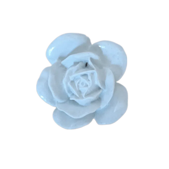 Flor Aplique Confeccionada em Resina