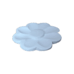 Flor Margarida Aplique em Resina