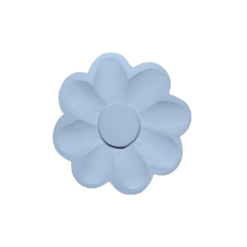 Flor Margarida Aplique em Resina 7,5cm Flor Margarida Aplique em Resina