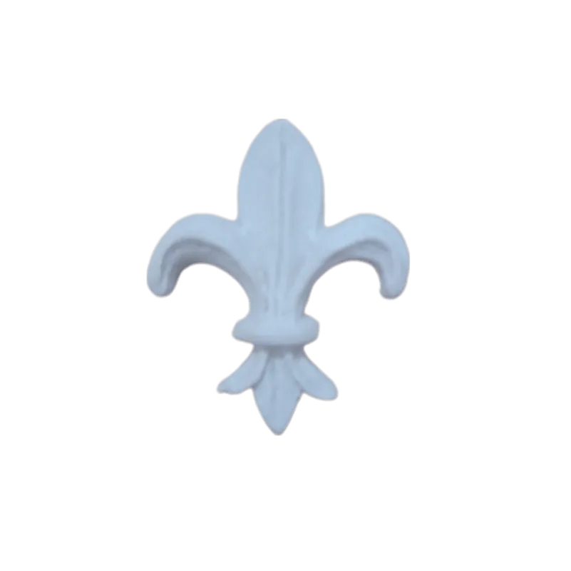 Flor de Lis Aplique em Resina