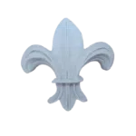Flor de Lis Aplique em Resina