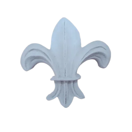Flor de Lis Aplique em Resina