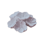 Flores Aplique Confeccionadas em Resina