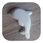 Golfinho Confeccionado em Resina