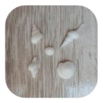 Suporte Guardanapo Flor em Resina 8cm - Imagem 3