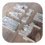 Kit de Cozinha Confeccionado em Resina - Imagem 2