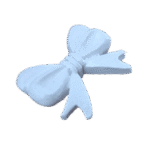 Laço Aplique Confeccionado em Resina