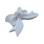 Laço Aplique Confeccionado em Resina