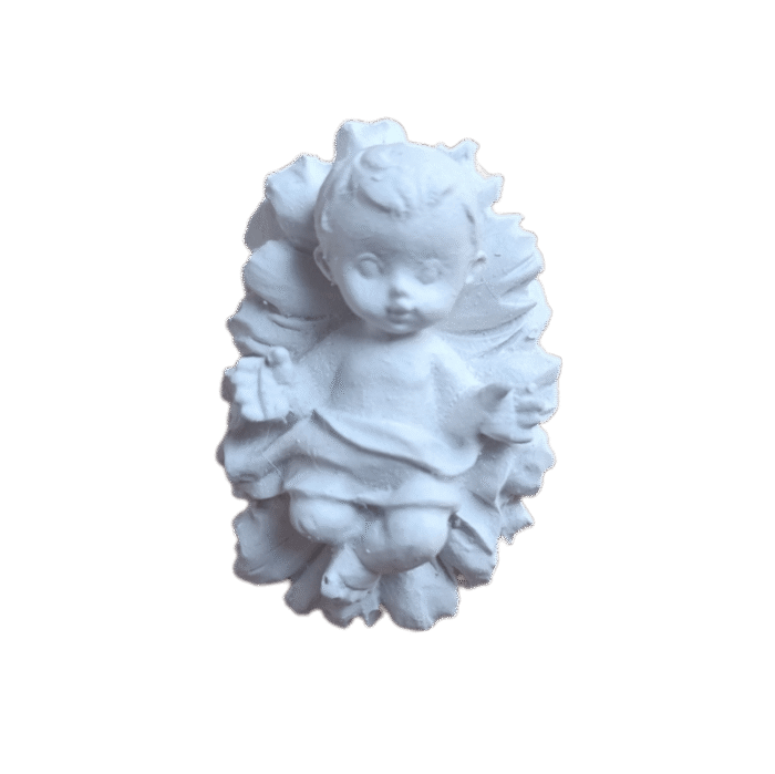 Menino Jesus Manjedoura em Resina