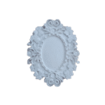 Mini Moldura Espelho Casa de Boneca em Resina