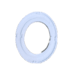 Mini Moldura Oval em Resina