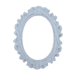 Moldura Oval Arabesco em Resina