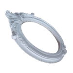 Moldura Oval Arabesco em Resina