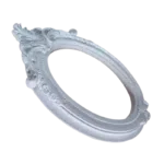 Moldura Oval Arabesco em Resina