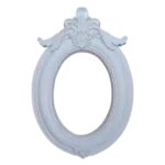 Moldura Oval Arabesco em Resina