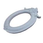 Moldura Oval Arabesco em Resina