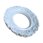 Moldura Oval Confeccionada em Resina