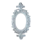 Moldura Oval Confeccionada em Resina