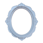 Moldura Oval Confeccionada em Resina