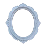 Moldura Oval Confeccionada em Resina