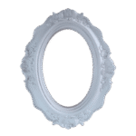 Moldura Oval em Resina