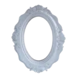 Moldura Oval em Resina
