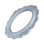 Moldura Oval em Resina