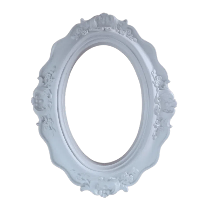 Moldura Oval em Resina