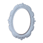 Moldura Oval Confeccionada em Resina