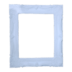 Moldura Retangular Confeccionada Em Resina